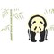 Panda Bear Wall Stencil | 1252 by Designer Stencils | Animal & Nature Stencils | Reusable Art Craft Stencils for Painting on Walls, Canvas, Wood | Reusable Plastic Paint Stencil for Home Makeover | Easy to Use & Clean Art Stencil